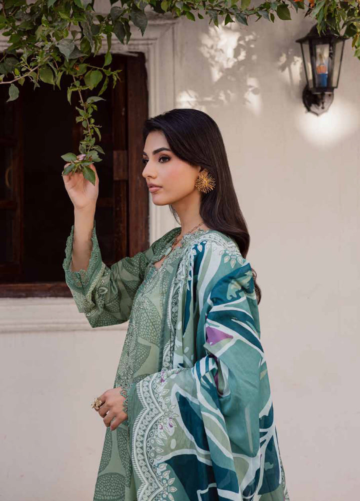 Rania by Nureh Unstitched Printed Lawn 3 Piece Suit NU26ULR NR-02 - Casual Collection