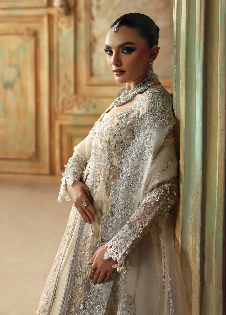 Zyra Unstitched Embroidered Organza 3 Piece Suit ZY26UW D-3 Muse - Wedding Collection