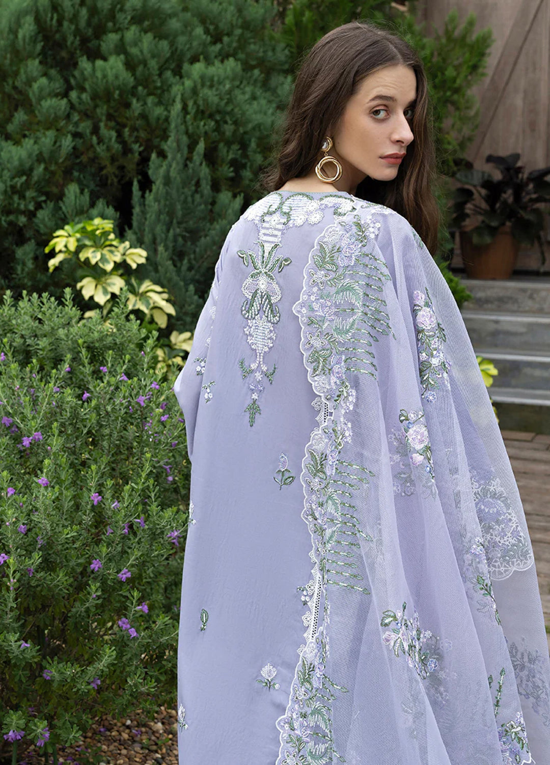 Mon Tresor by Esmel Unstitched Embroidered Luxury Lawn 3 Piece Suit EML26UMT D5-Vera - Summer Collection