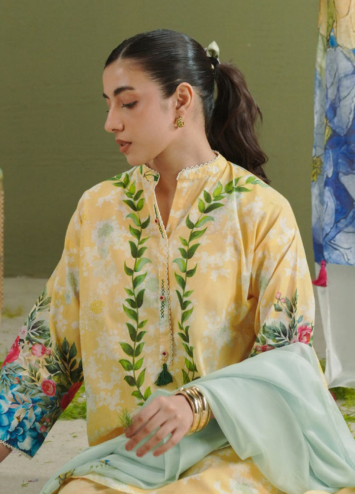 Coco by Zara Shahjahan Unstitched Printed Lawn 3 Piece Suit CZS26PS ZCP-26 08 A - Summer Collection