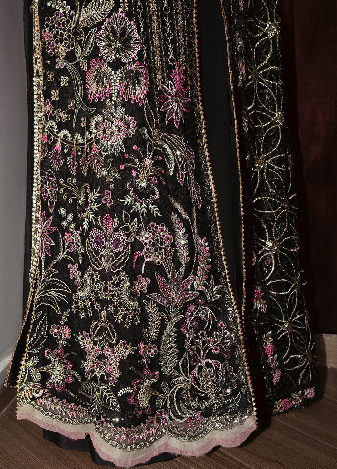 Pari Naaz by Neeshay Embroidered Pista Suits Unstitched 3 Piece NSH25PW Mehraab - Formals Collection