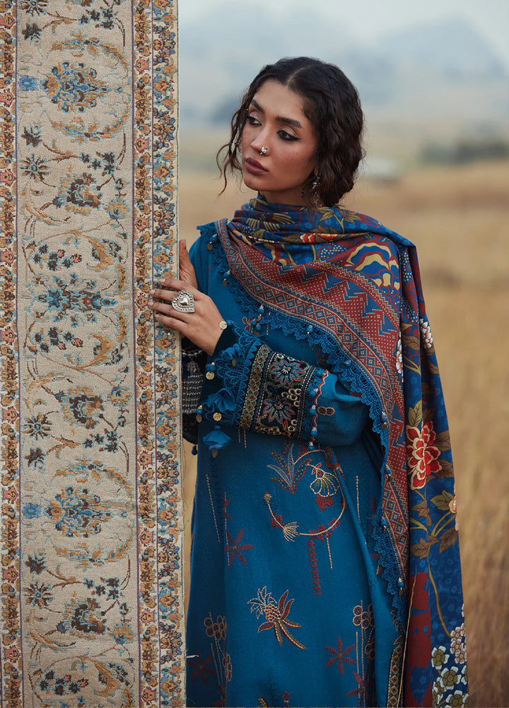 Saira Rizwan Unstitched Karandi Embroidered Suits 3 Piece SR25UW D-10 Sahar - Winter Collection