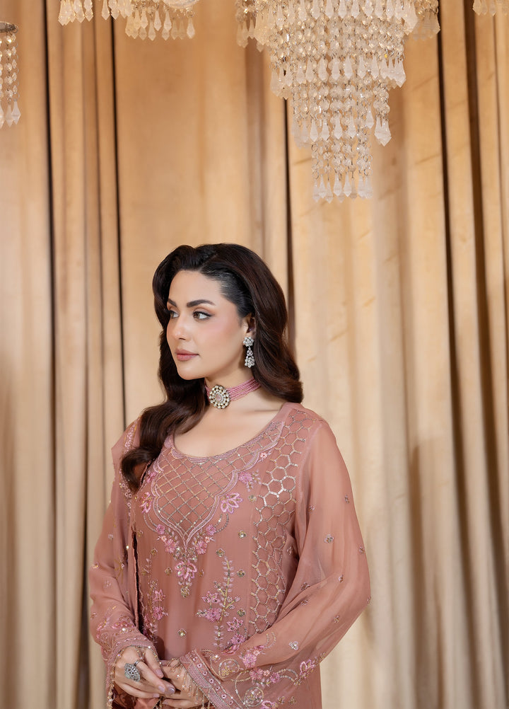 Daastan Raum by Sarb Unstitched Embroidered Chiffon 3 Piece Suit RS26UCD DCL-01 - Festive Collection