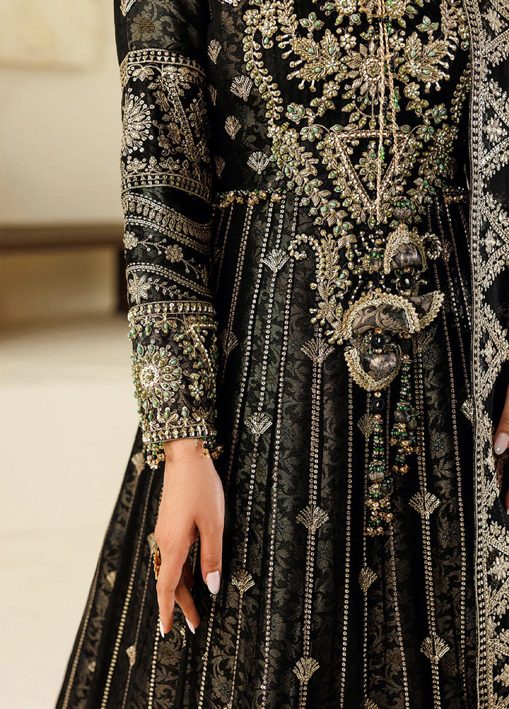 Aymal by Alizeh Fashion Handcrafted Unstitched Embroidered Chiffon 3 Pcs Suit AF26UAC 05-BLANC - Festive Collection