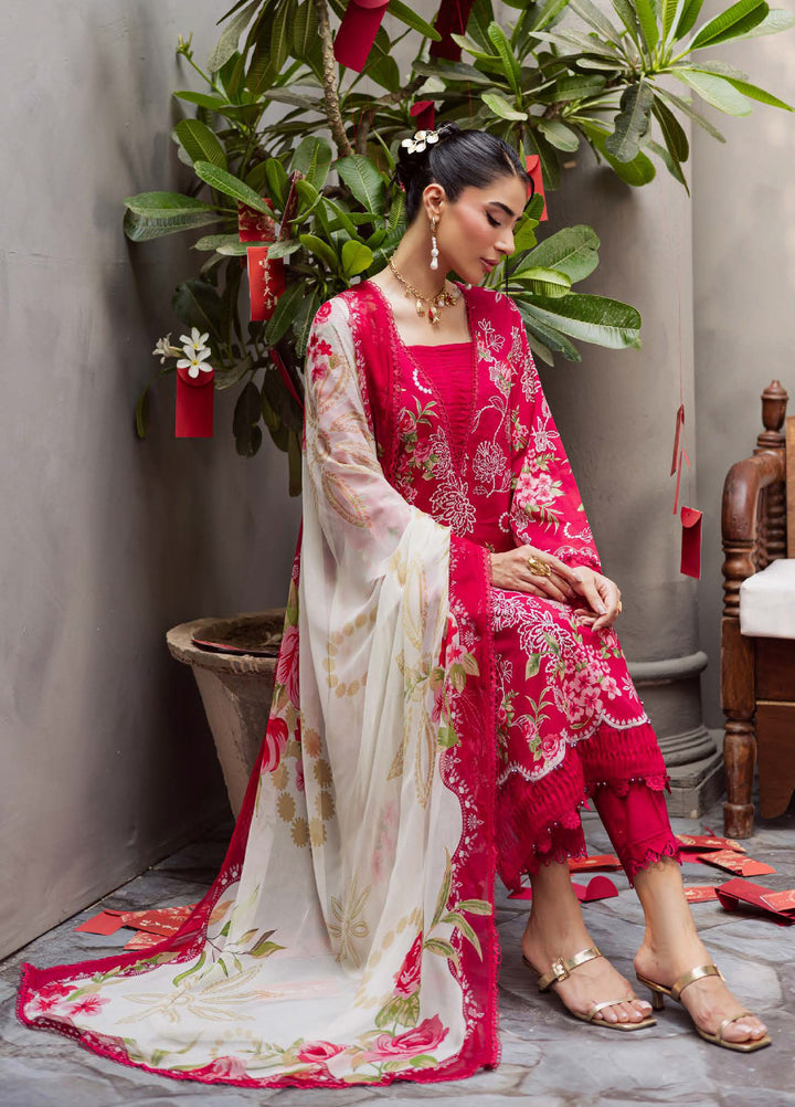 Signature Prints by Nureh Unstitched Printed Lawn 3 Piece Suit NU26USL SP-160 - Summer Collection