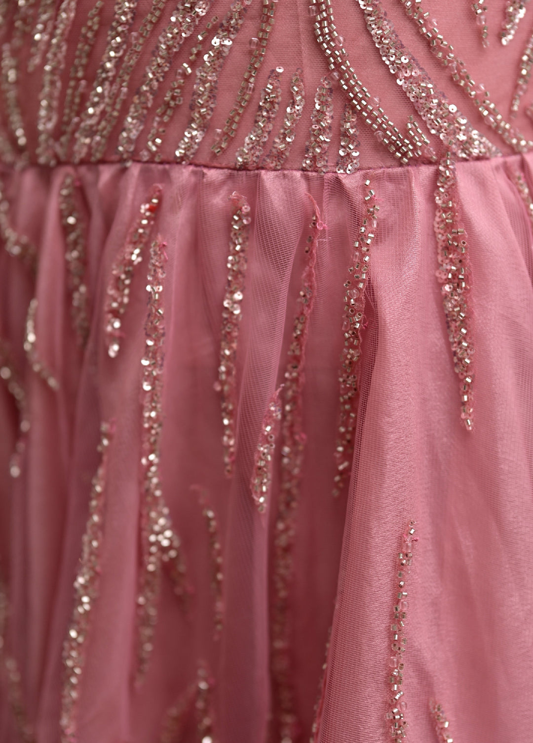 Andaz e Jahan by Qurratulain Saqib Pret kids Imported Net 1 Piece Hand work Mahi's Wardrobe - Wedding Collection