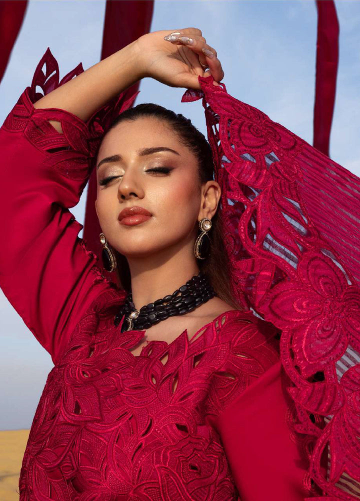Rang Rasiya Premium Unstitched Embroidered Lawn 3 Piece Suit RR26UP D-12 Rameen - Festive Collection