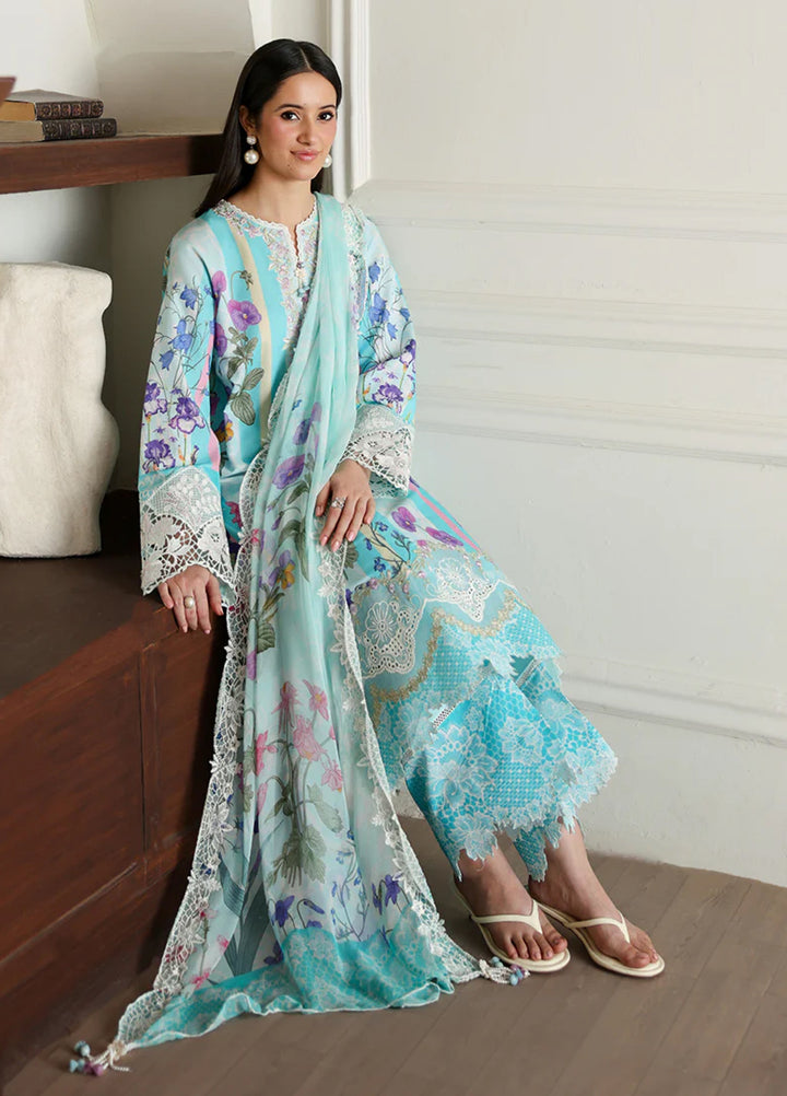 Sunlit Tales by Roheenaz Unstitched Embroidered Lawn 3 Piece Suit RN26ULS Sunbeam story RUNSS260711 - Lawn Collection
