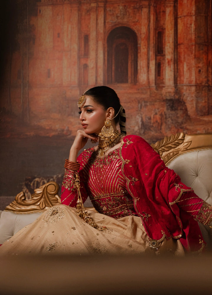 Lia by Miras Women Pret 3 Piece Embroidered Korean Rawsilk RIMZA - Festive Collection