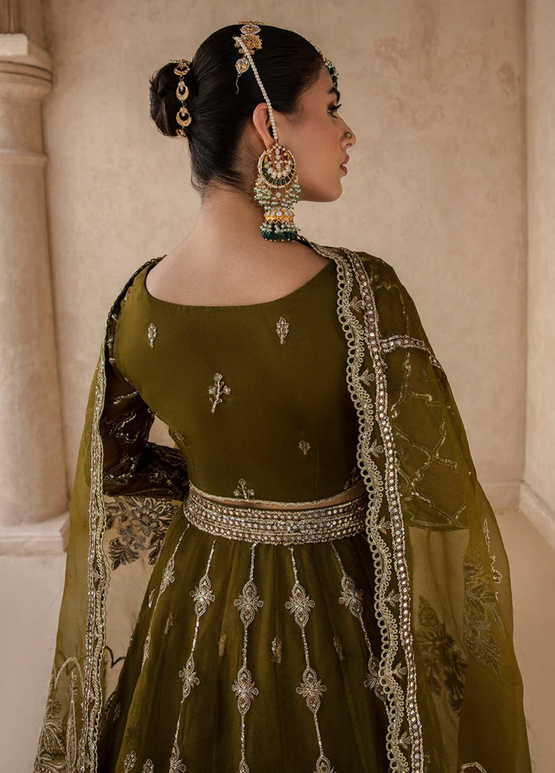 Zarposh Unstitched Embroidered Organza 3 Piece Suits ZP26UF Maya - Festive Collection