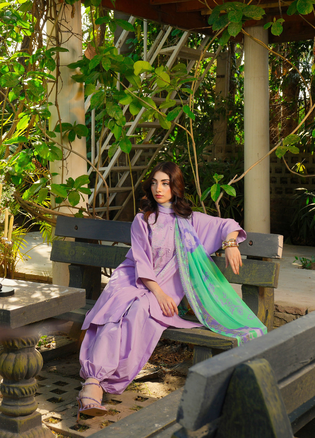 Daily Luxe by Huma Gul Unstitched Printed Lawn 3 Piece Suit BAHARHG-1102 - Casual Collection