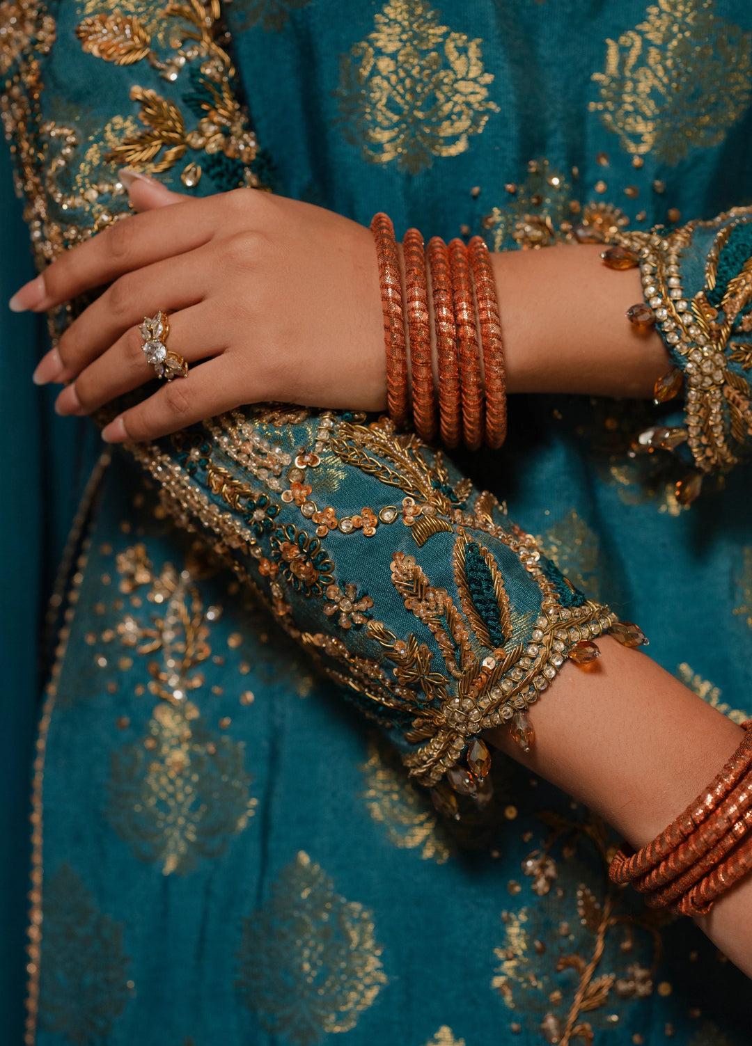 Lia by Miras Women Pret 3 Piece Embroidered Banarsi Khaddi NAZA - Festive Collection