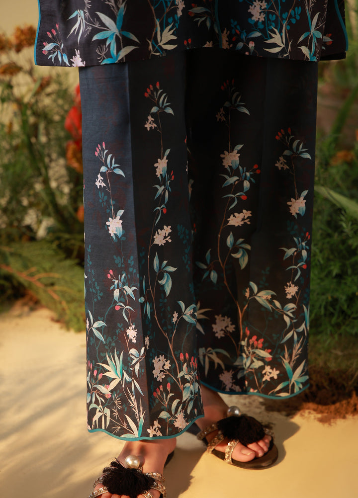 Sahar Unstitched Printed Cambric 2 Piece Suit SS1-26-22 Midnight Tropique - Summer Collection