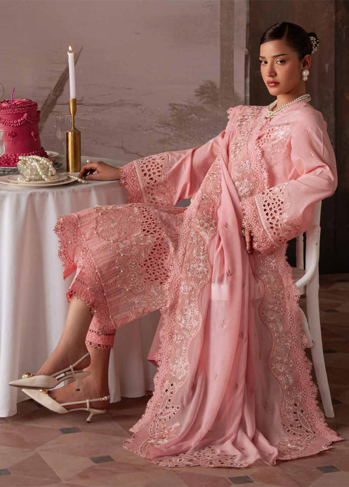 Feya by Nureh Unstitched Embroidered Lawn 3 Piece Suit NU26ULF FE-22 - Eid Collection