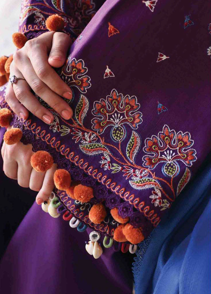 Amaris by Republic Womenswear Unstitched Luxury Shawl Khaddar Embroidered Suits 3 Piece RW25AS D-3 - Winter Collection