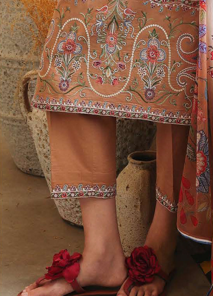 The Secret Garden by Mushq Unstitched Embroidered Lawn 3 Piece Suit MU26USG Wild Bloom HUNSS260408 - Festive Collection