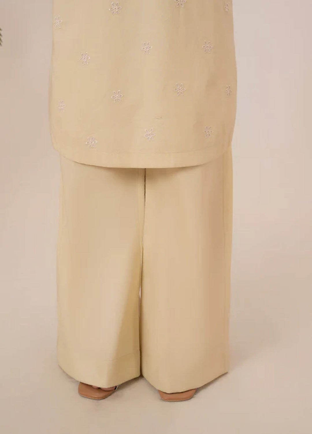 The Basic by Chandan Nagri Women Pret Co Ord Set Lawn Solids 2 Piece Fino - Summer Collection