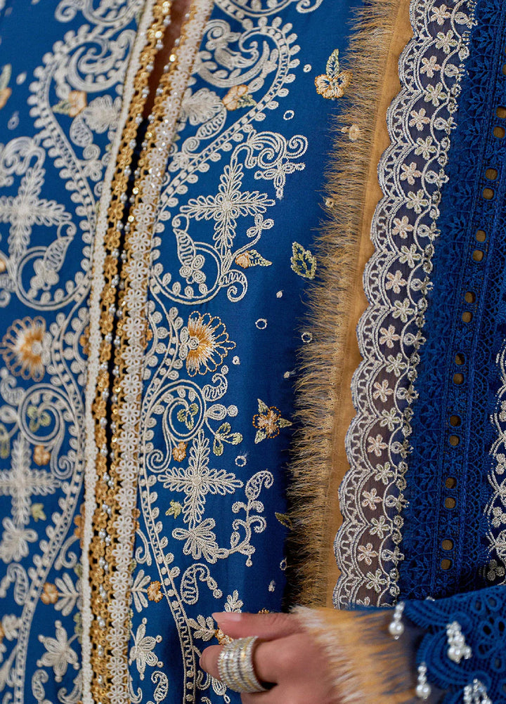 Sobia Nazir Unstitched Embroidered Luxury Lawn 3 Piece Suit SN26ULE D-08 A - Eid Collection