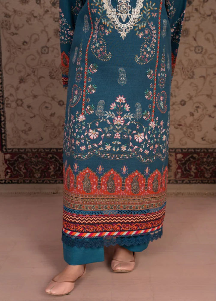 Jugnu by Chandan Nagri Women Pret Embroidered Khaddar 3 Piece Suit Denali - Winter Collection