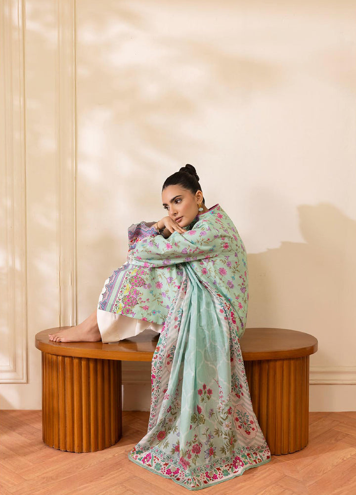 Nissa by RajBari Unstitched Printed Lawn 3 Piece Suit RB26ULN D-09 - Casual Collection