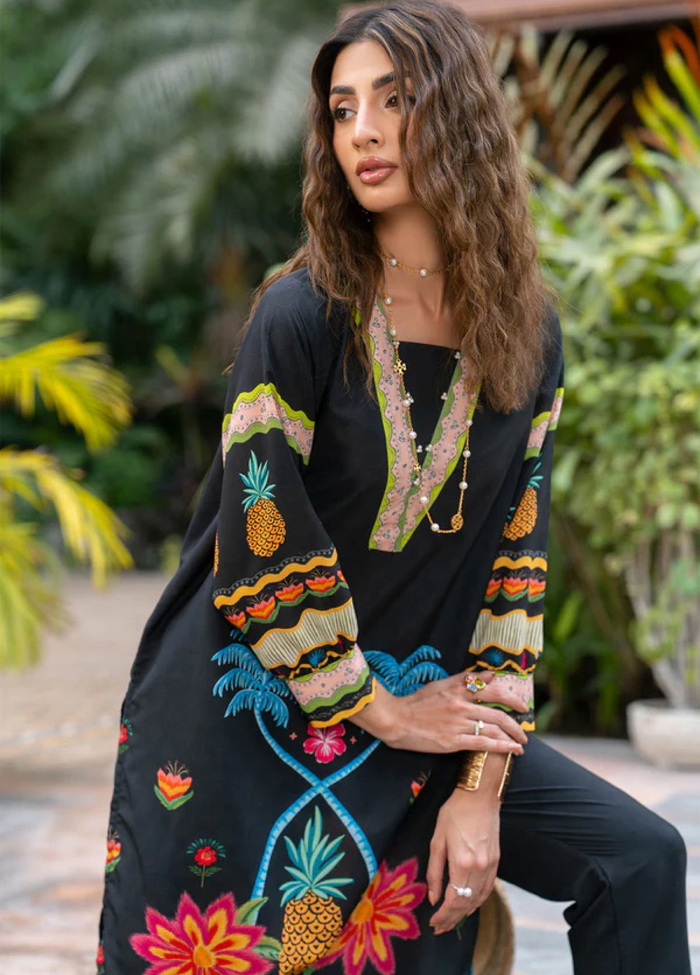 Nairah Women Pret Printed Arabic Lawn Suit NAH26PN Mistique - Spring Collection
