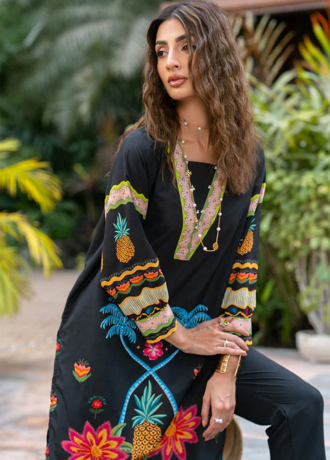 Nairah Women Pret Printed Arabic Lawn Suit NAH26PN Mistique - Spring Collection