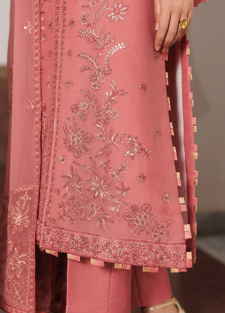 Nourah by Zarif Unstitched Embroidered Chiffon 3 Piece Suit ZR26UCN Nourah Angora ZF/ZQH/ANGORA 06 - Festive Collection