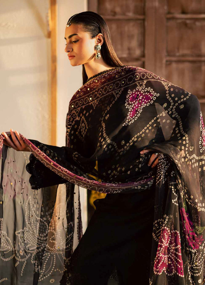 Bazar by Nureh Unstitched Chikankari Lawn 4 Piece Suit NU26UNL NE-257 - Eid Collection