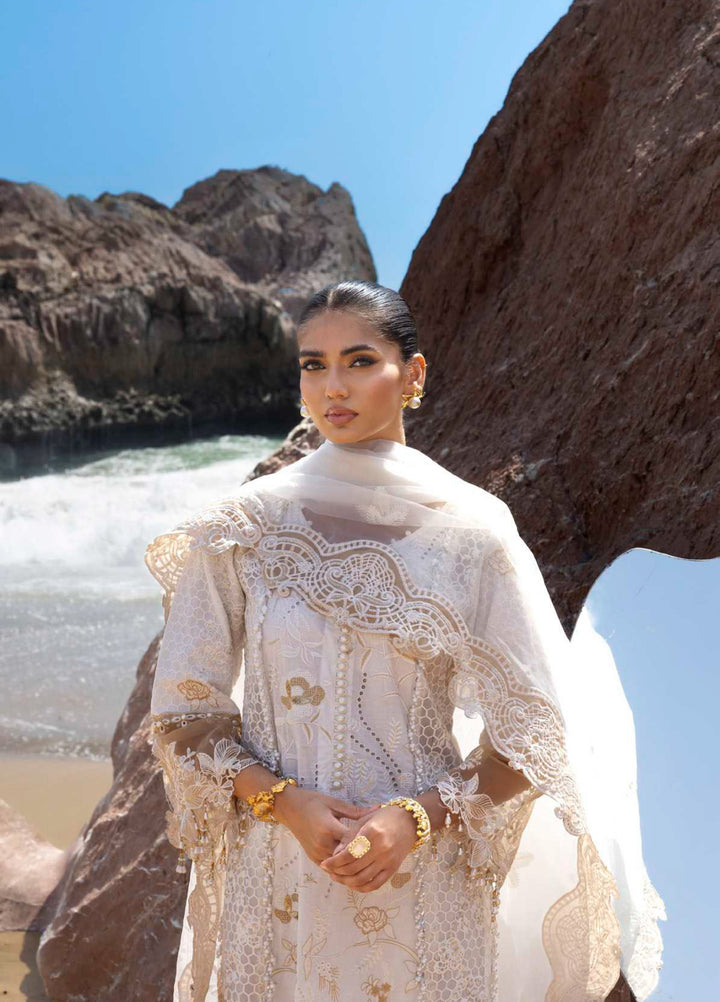 Mahiymaan by Al Zohaib Unstitched Embroidered Luxury Lawn 3 Piece Suit AZ26UM D-1 - Festive Collection