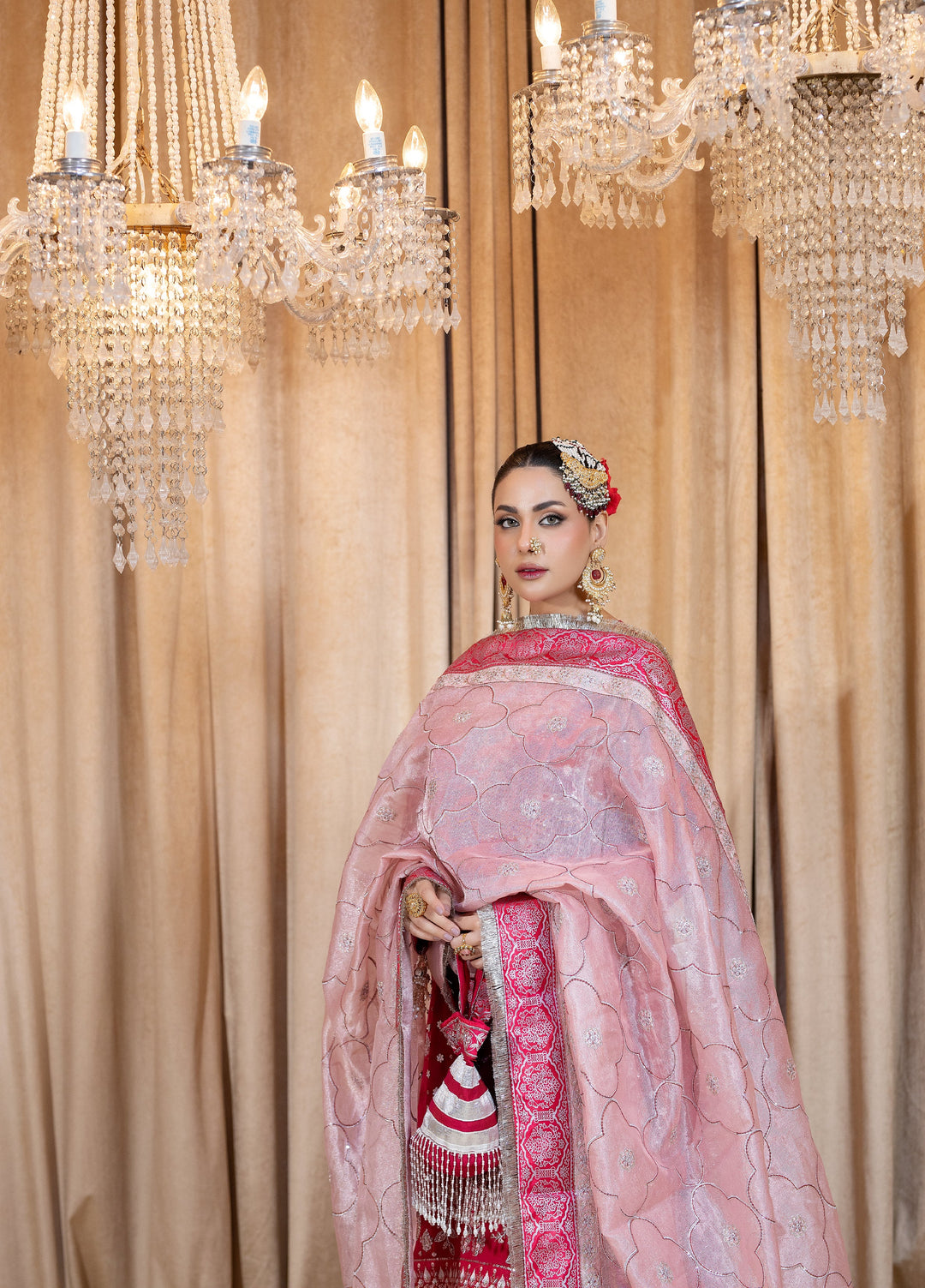 Maah-e-Noor Raum by Sarb Unstitched Embroidered Khaadi Net 3 Piece Suit RS26UMN MWF-05 - Wedding Collection
