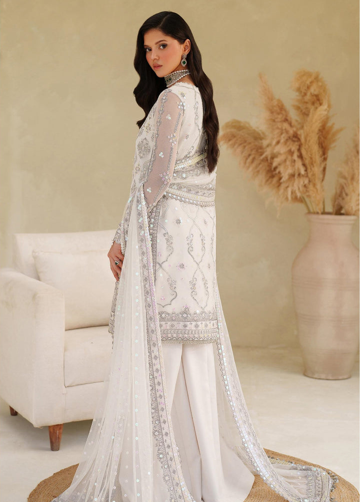 Meesa by Zarif Unstitched Net Embroidered Suits 3 Piece ZR25UF ZRF-ML-01 MEEHAR - Winter Collection