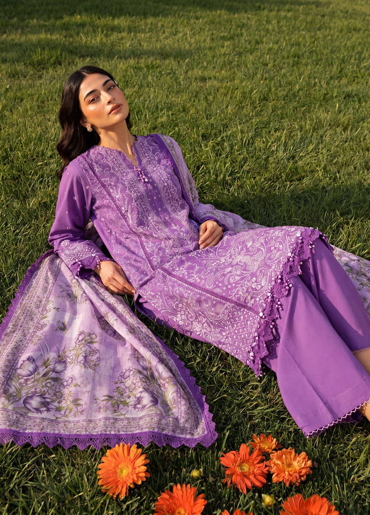 Zellbury Unstitched Embroidered Cotton 3 Piece Suit ZB26UCC WUC26E34074 - Casual Collection