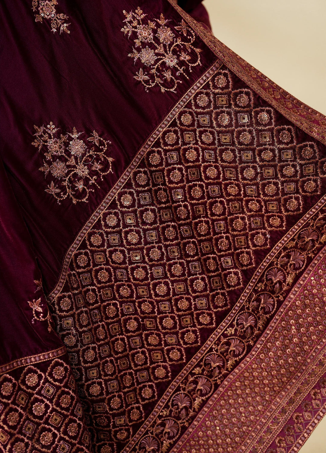 Zarif Unstitched Embroidered Raw Silk Suits 3 Piece ZRF25UF  ZRF-VS-02 - Festive Collection