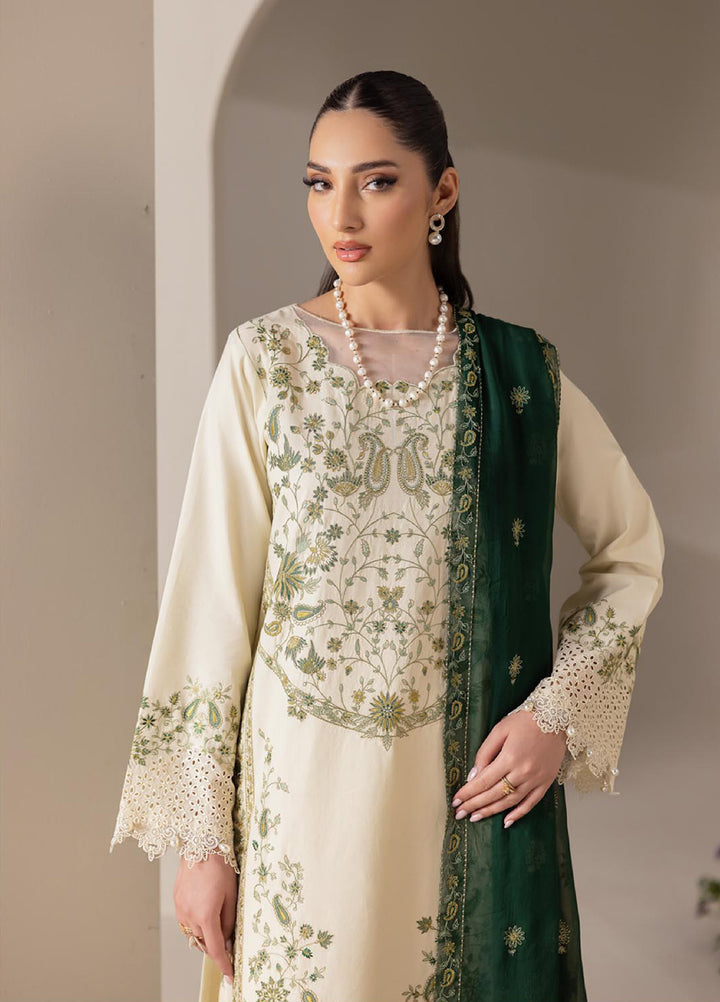 RajBari Exclusive Unstitched Embroidered Lawn 3 Piece Suit RB26UE D-5 - Summer Collection