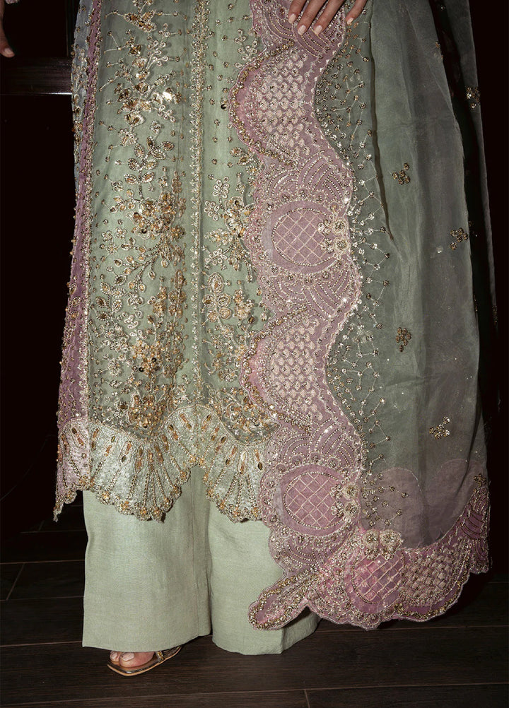 Pari Naaz by Neeshay Embroidered Net Suits Unstitched 3 Piece NSH25PW Meerab - Formals Collection