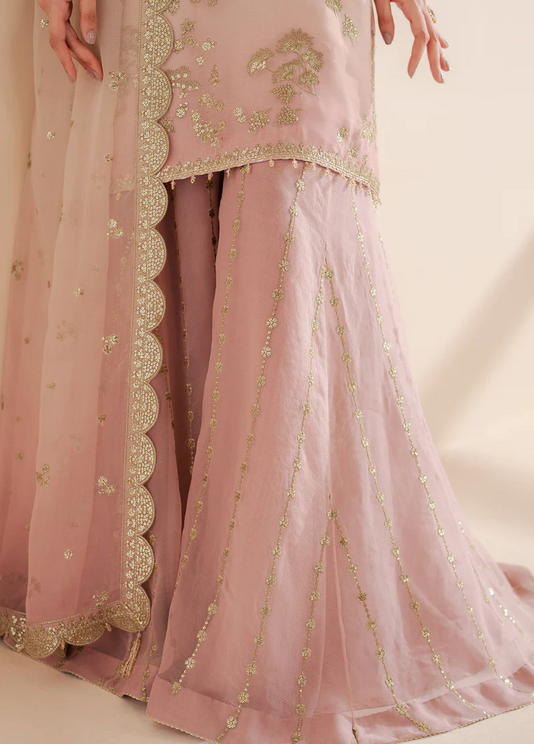 Jazmin Unstitched Chiffon Embroidered Suits 3 Piece JZ25CF JZ-UC-D3067 - Festive Collection