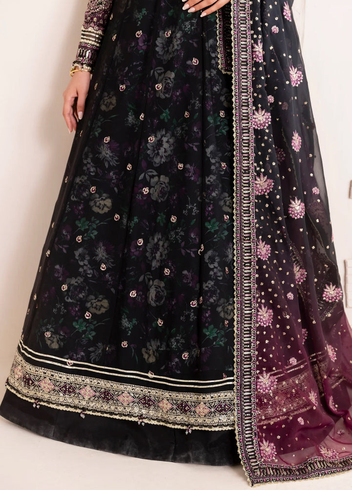 Xenia Formal Luxury Unstitched Embroidered Chiffon Suits 3 Piece XE25FL XF-1020 Nagira - Formals Collection