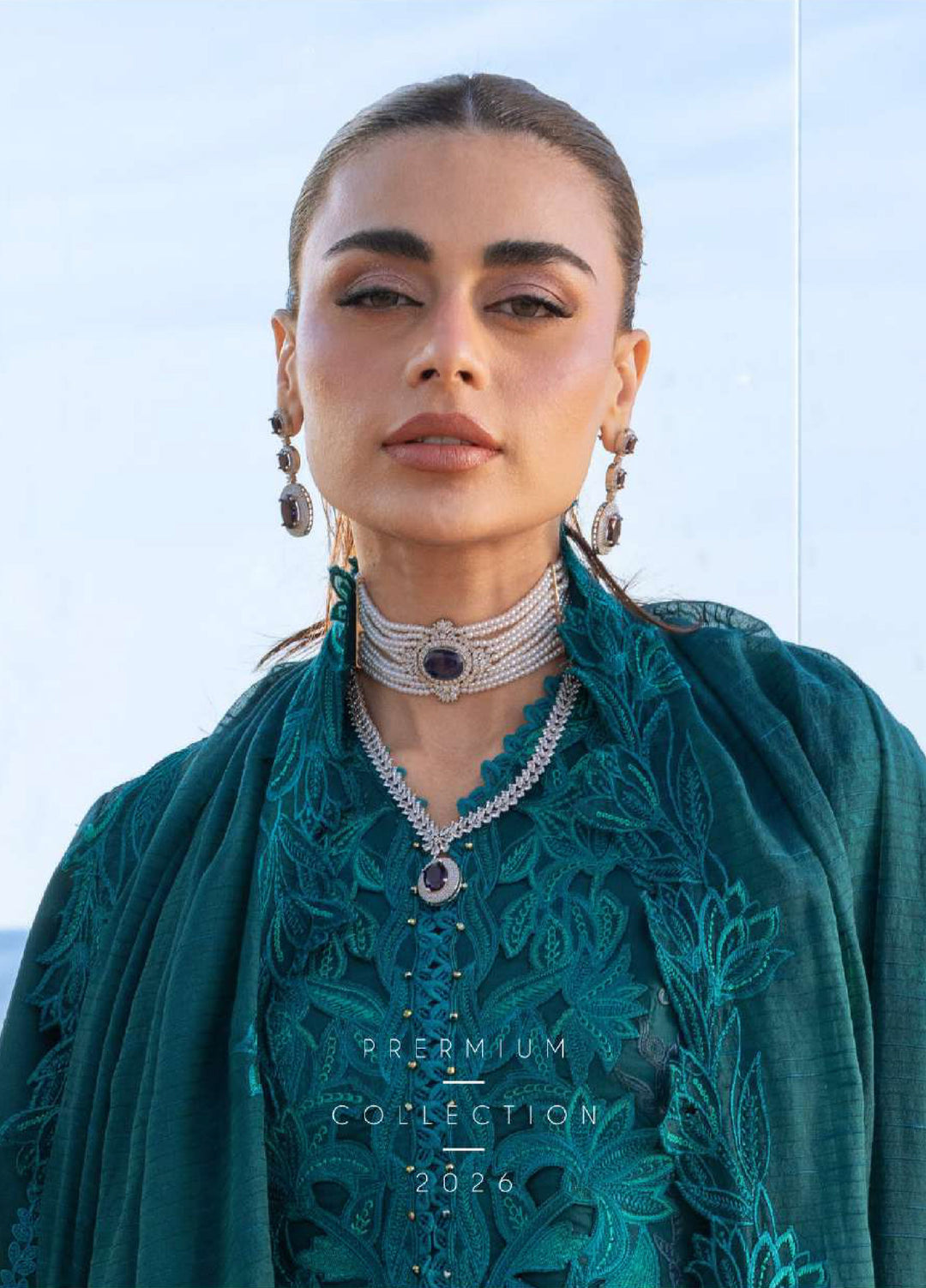 Rang Rasiya Premium Unstitched Embroidered Lawn 3 Piece Suit RR26UP D-14 Ayleen - Festive Collection