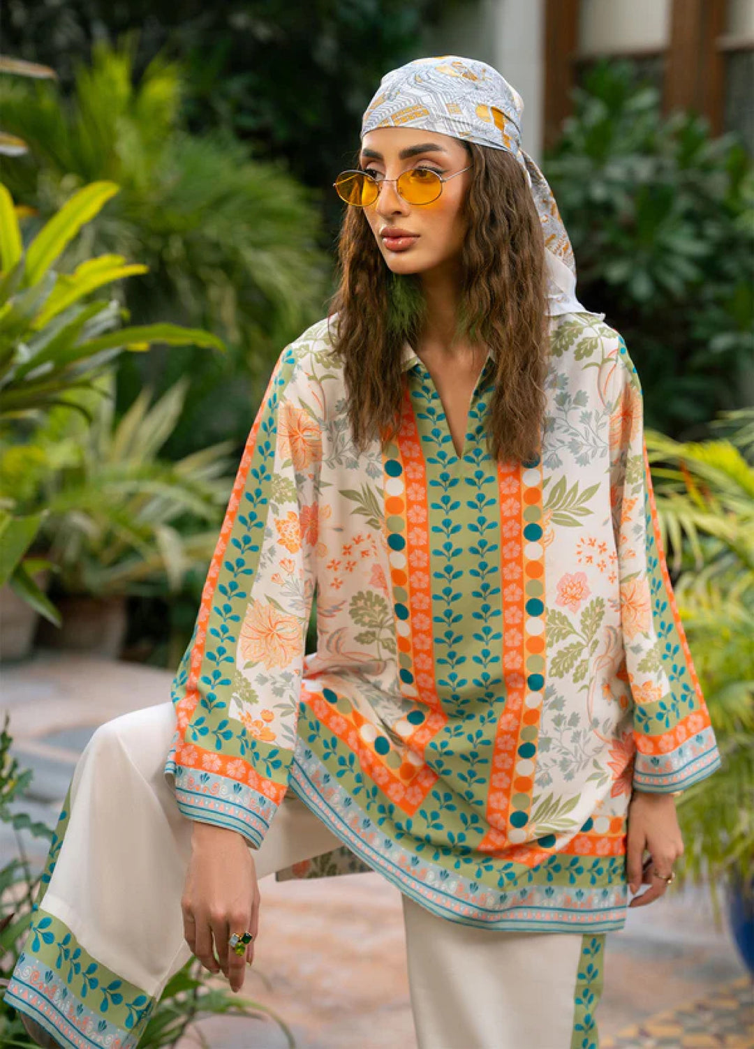 Nairah Women Pret Printed Arabic Lawn Suit NAH26PN Serene - Spring Collection