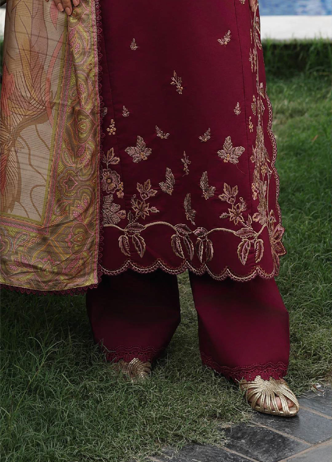 Florence by Rang Rasiya Unstitched Embroidered Lawn 3 Piece Suit RR26ULF Shirin - Festive Collection