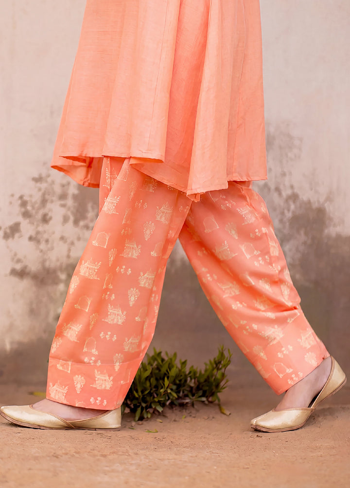 Dareecha by Daak RTW Printed Cotton Silk 2 Piece Suit SPS-P SHAAM SPS-P - Festive Collection