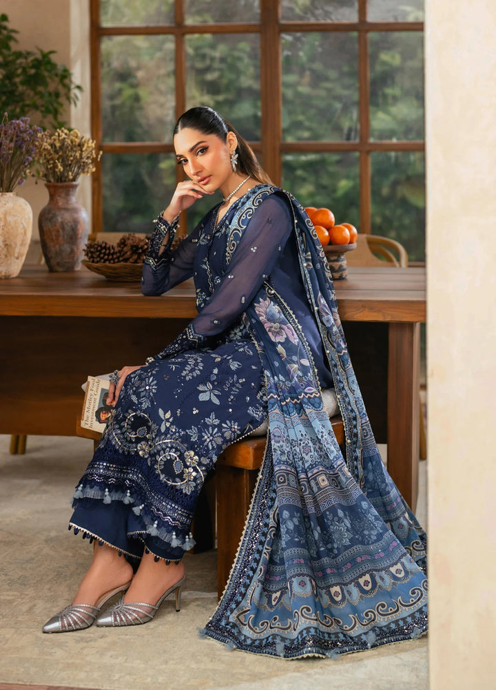 Xenia Formal Unstitched Luxury Chiffon Suits 3 Piece XE25FL Verena - Formals Collection