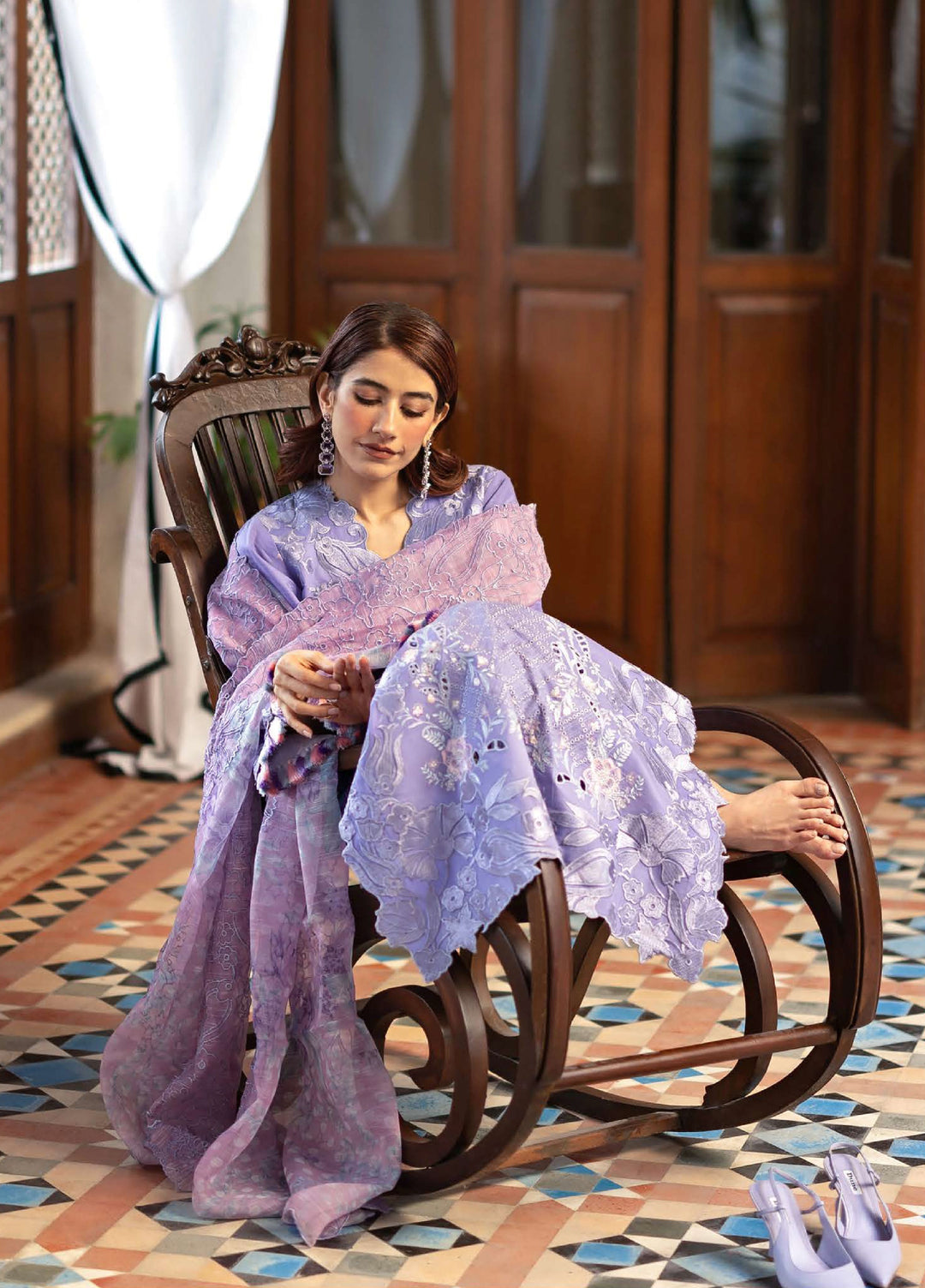 Astoria by Mushq Unstitched Embroidered Lawn 3 Piece Suit MQ26UAL 305-Noctelle - Festive Collection