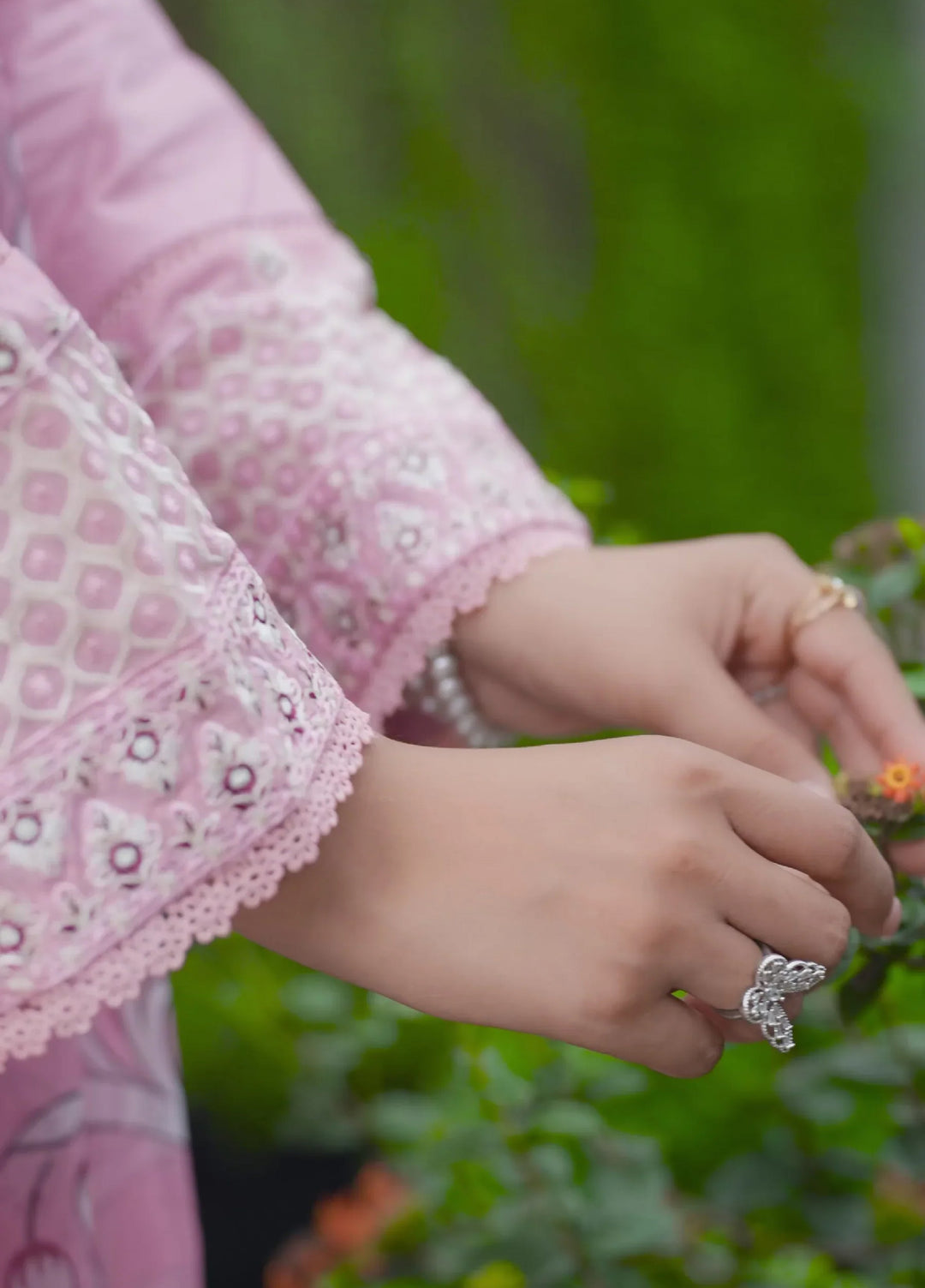 Solid Story by Panache Pret Solids Lawn 3 Piece Rosewood