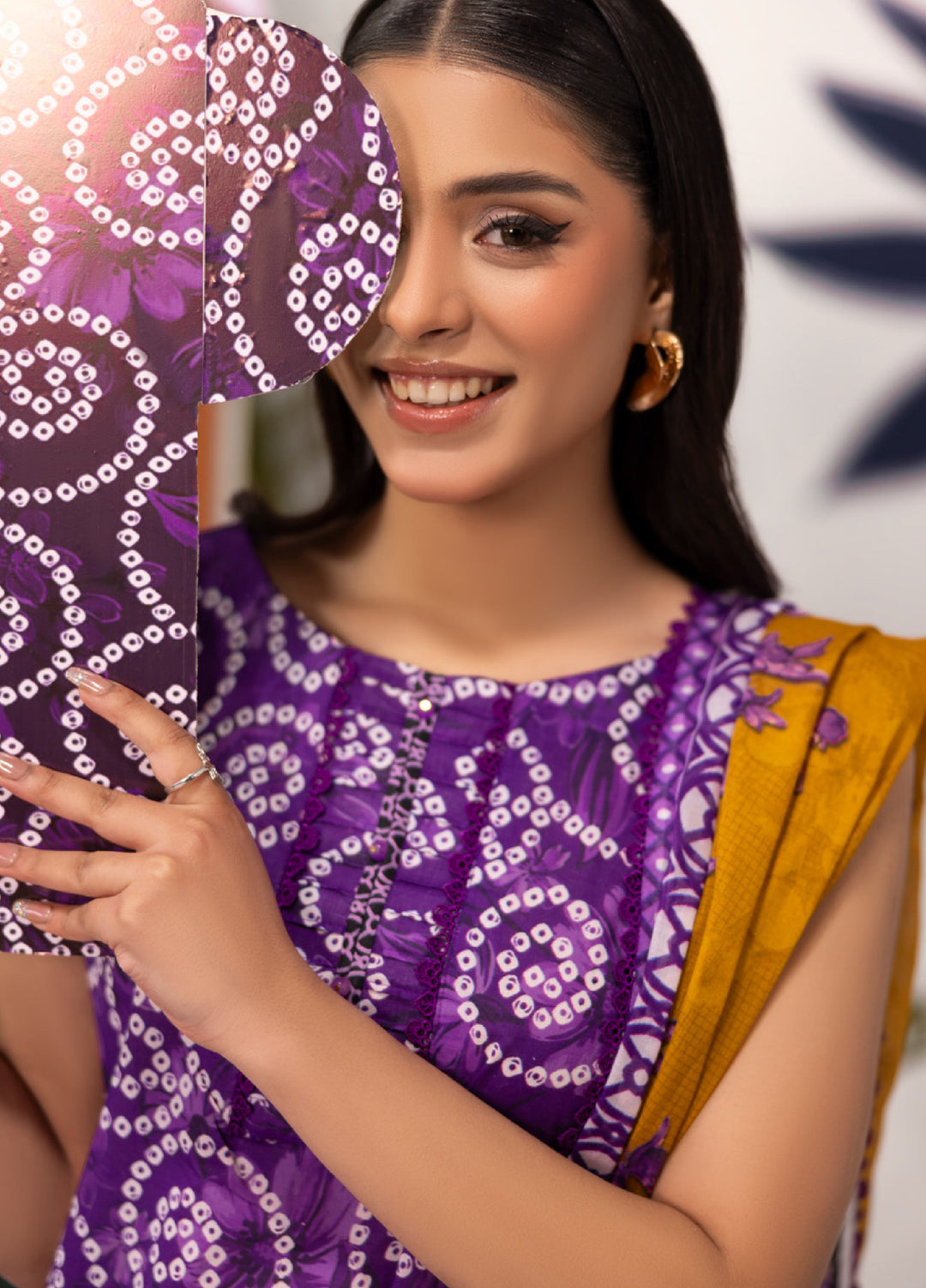 Coco Popup by Al Zohaib Unstitched Printed Lawn 3 Piece Suit AZ26UCP D-3 - Summer Collection