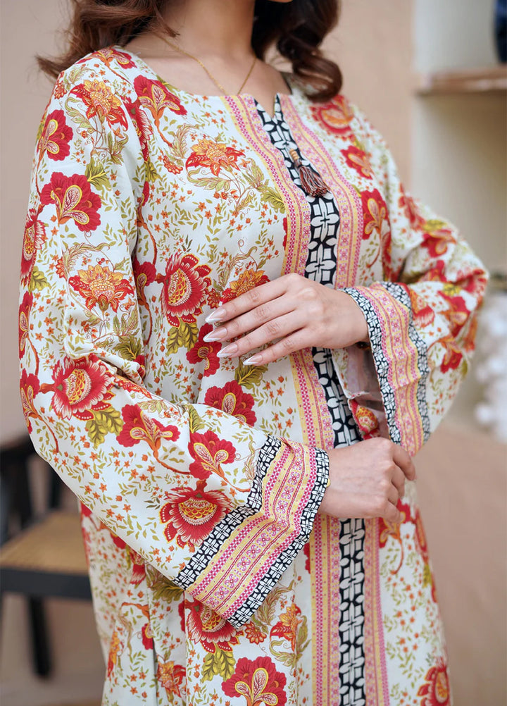 Nairah Women Pret Printed Cambric Suit NAH26PN Misty Rose - Spring Collection