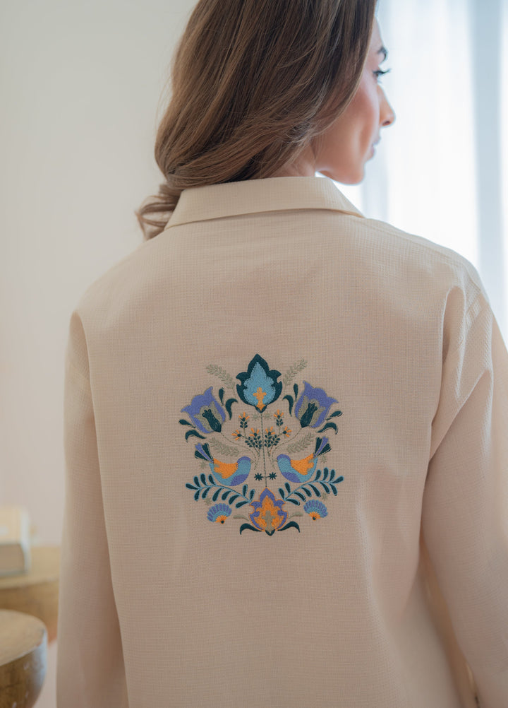 Pret Essentials by Sahar Pret Embroidered Dobby Jacquard 2 Piece SSED-ZH-V2-03 - Winter Collection