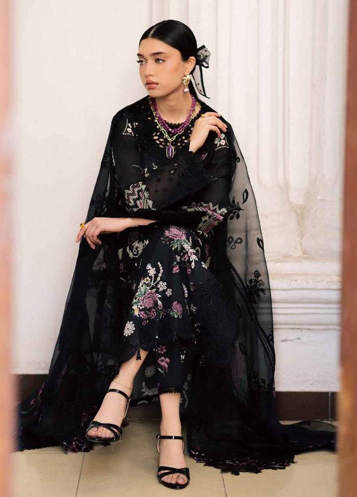 Maya by Nureh Unstitched Embroidered Luxury Lawn 3 Piece Suit NU26ULM NS-170 - Summer Collection