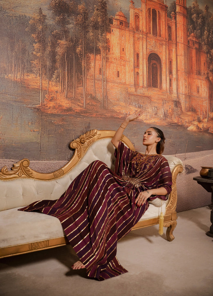 Lia by Miras Women Pret 3 Piece Embroidered Georgette Chiffon FAE - Festive Collection