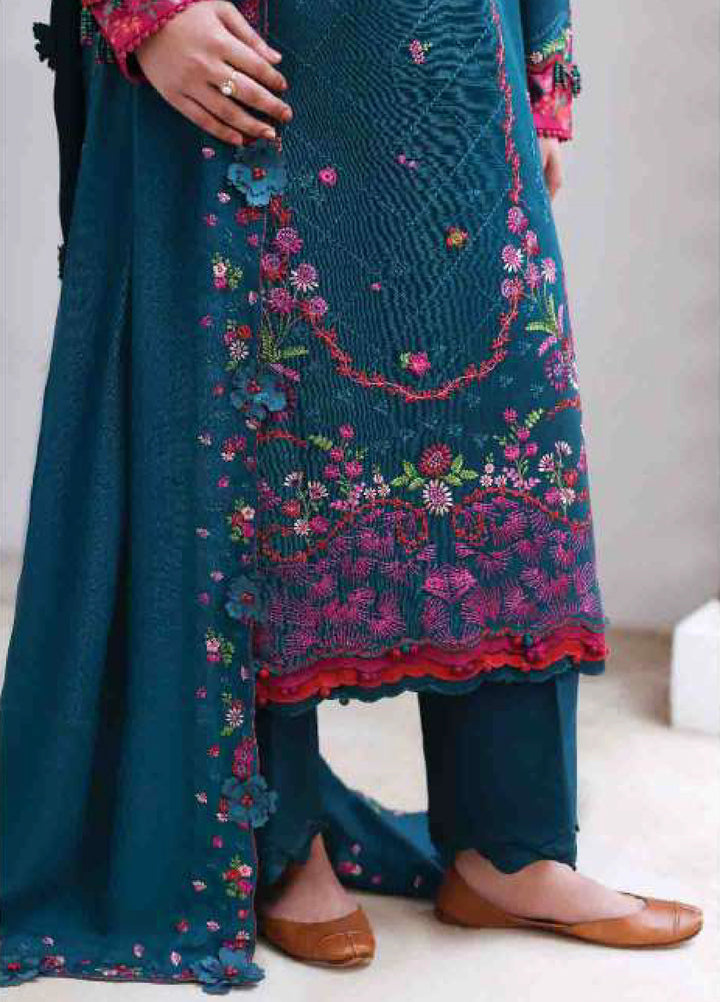 Amaris by Republic Womenswear Unstitched Luxury Shawl Khaddar Embroidered Suits 3 Piece RW25AS D-9 - Winter Collection